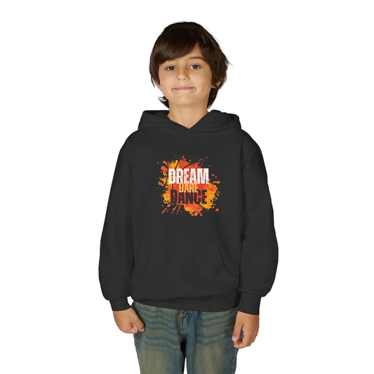Youth Dance Hoodie – "Dream. Dare. Dance." Graphic Pullover
