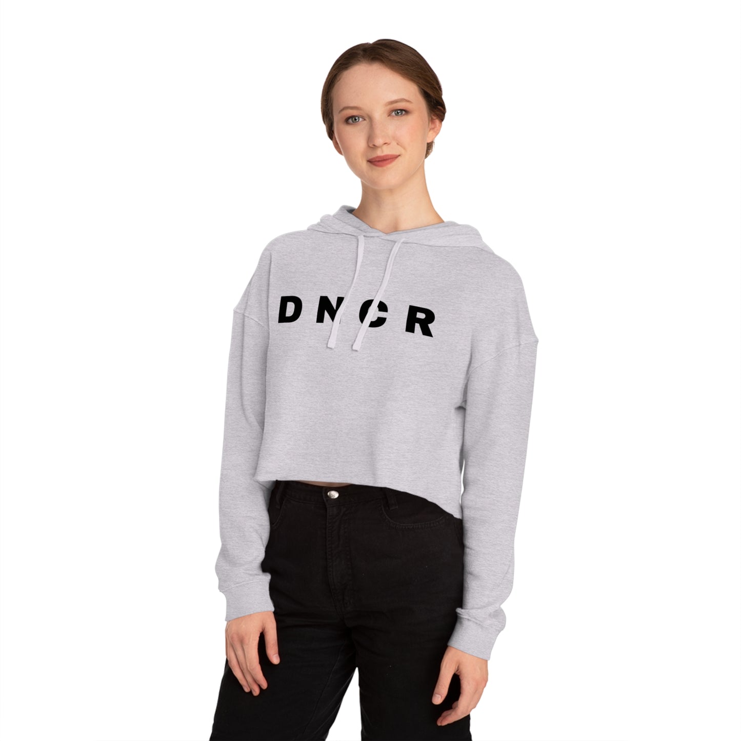 DNCR: Stylish Women's Cropped Hooded Sweatshirt