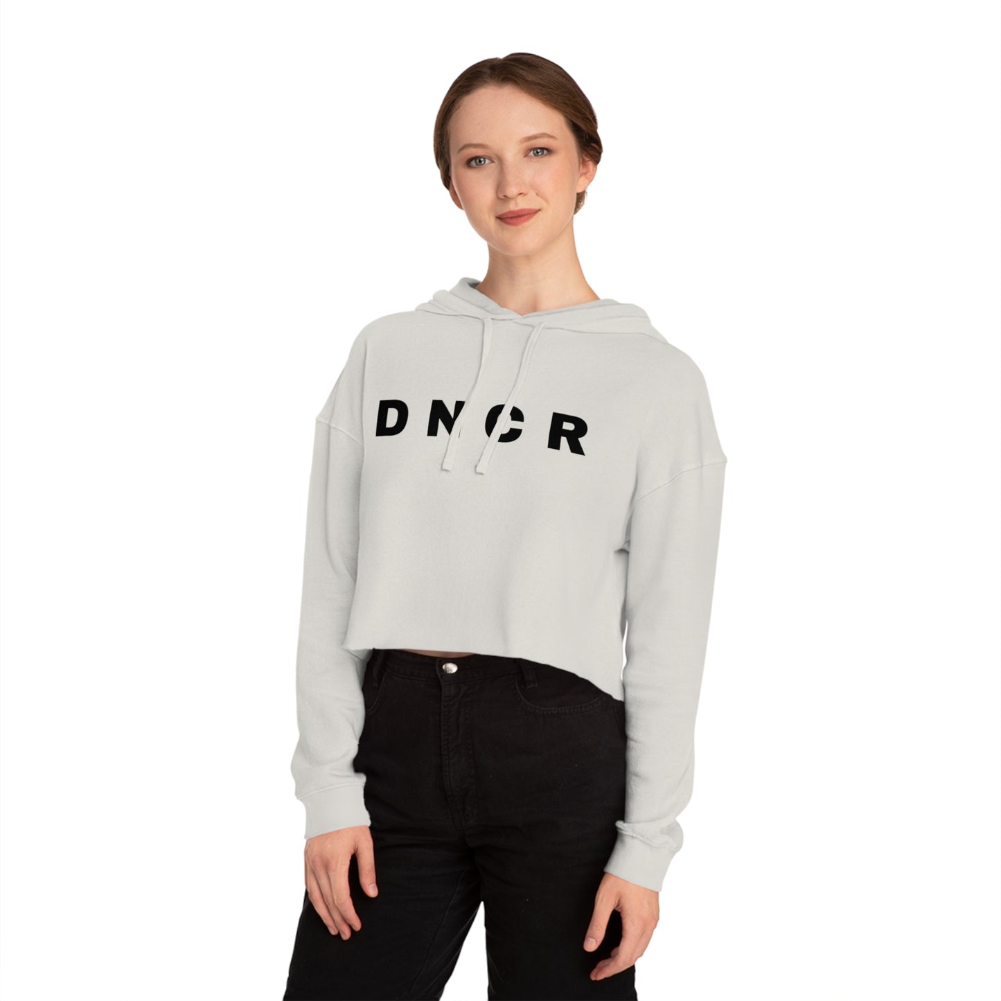 DNCR: Stylish Women's Cropped Hooded Sweatshirt